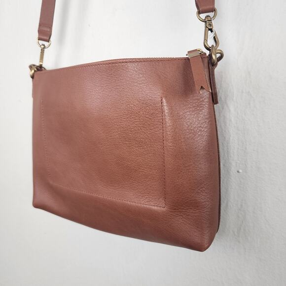 NEW Madewell Transport Crossbody Shoulder Bag English Saddle - Picture 9 of 16